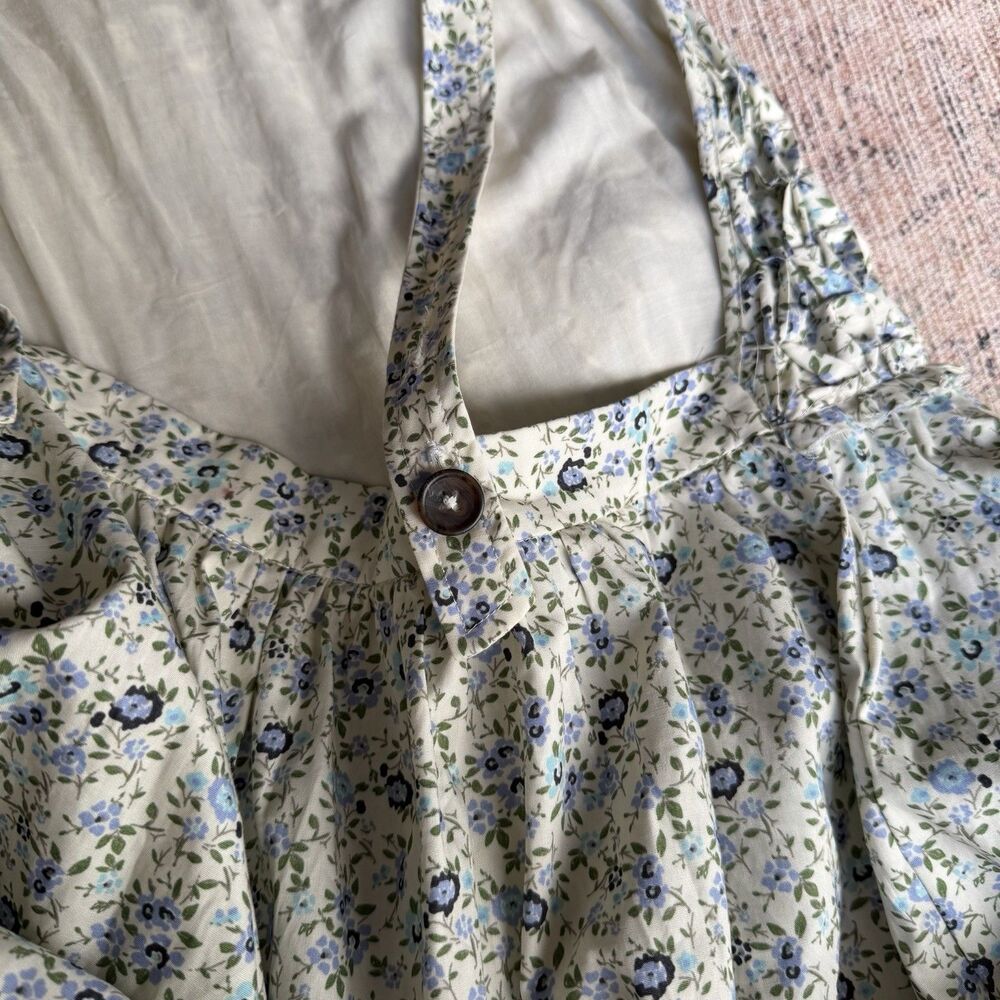 NWT Free People Cotton Petunia Mini Dress Women's Tea Combo L $128 Boho Floral - Picture 16 of 16